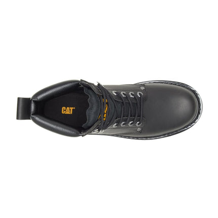 Caterpillar Men's 2nd Shift 6" Plain Soft Toe Boot,Black,13 W US