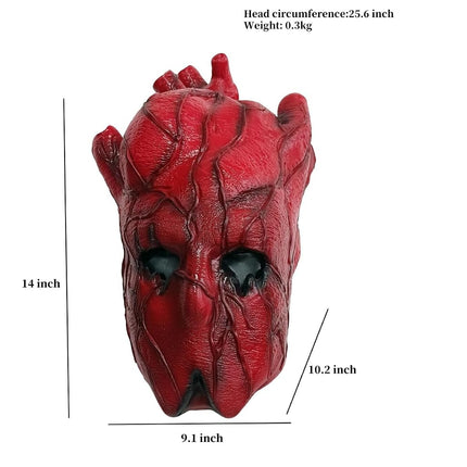 WANYOUJI Dorohedoro Shin Mask, Halloween Full Head Mask Anime Horror Latex Cosplay for Adults Halloween Props