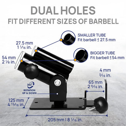 Yes4All T-Bar Row Platform, 2-Inch Olympic Bar, Steel Platform