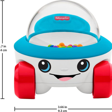 Fisher-Price Corn Popper Vehicle Push-Along Toy with Sounds for Baby & Toddler