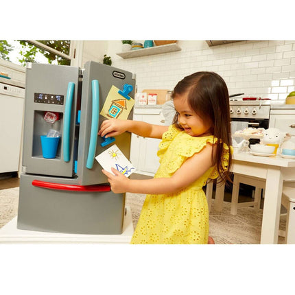 Little Tikes First Fridge - Interactive and Realistic Refrigerator - With Light and Sounds - Pretend Play Appliance for Kids