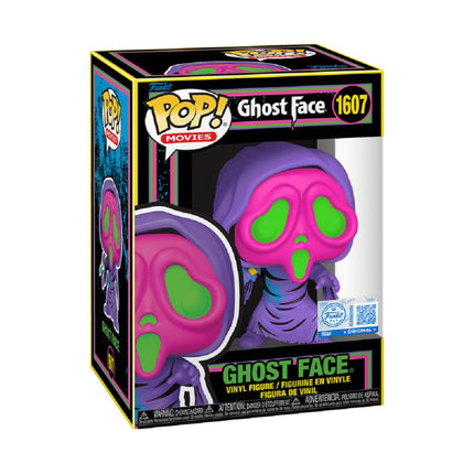Funko Pop! Películas: Scream Ghost Face - Ghost Face (Edición especial Blacklight) #1607