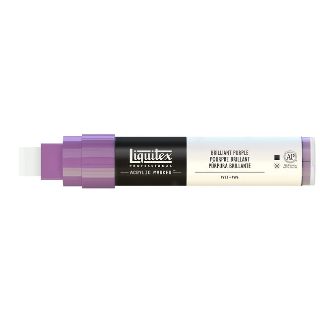 Liquitex Professional Wide Paint Marker, Brilliant Purple, 15mm