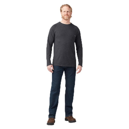 Camiseta de manga larga Dickies de bolsillo con refrigeración para hombre, negra, extragrande