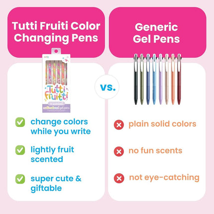 Tutti Frutti Gel Pens: Set of 6