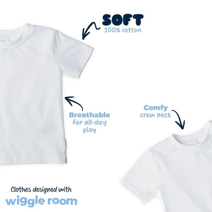 Gerber Baby Toddler 5-Pack Solid Short Sleeve T-Shirts Jersey 160 GSM, Light Pink, 18 Months