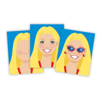Make a Face Fashion Faces sticker pads - 250 stickers per Pack [Jan 01, 2013]