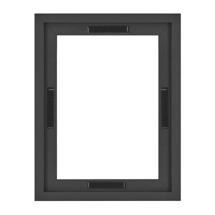 Cadres flottants MCS Canvas 9x12, cadre noir pour toiles finies, cadre mural vertical et horizontal avec adhésif pour peintures sur toile (1-pack)