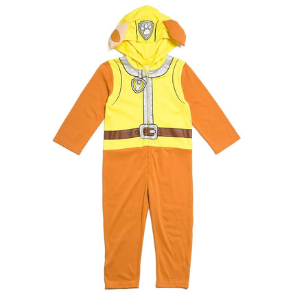 Paw Patrol Rubble Toddler Boys Coverall Yellow 3T