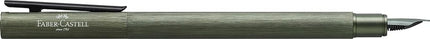 Faber-Castell Neo Slim Auminium F Fountain Pen - Olive Green