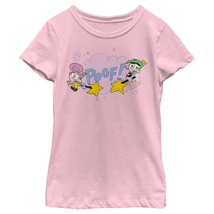 Camiseta Nickelodeon de Cosmo y Wanda Poof para niñas, rosa claro, M