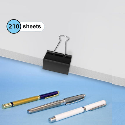 40 Pcs Extra Large Binder Clips 2 Inch for Office