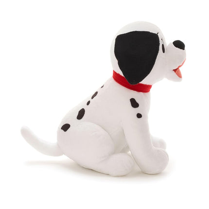 Disney Store Official Lucky Medium Soft Toy for Kids, Cuddly Character with Fuzzy Texture and Embroidered Details, Horseshoe Spot Pattern, Plushy Suitable for All Ages.