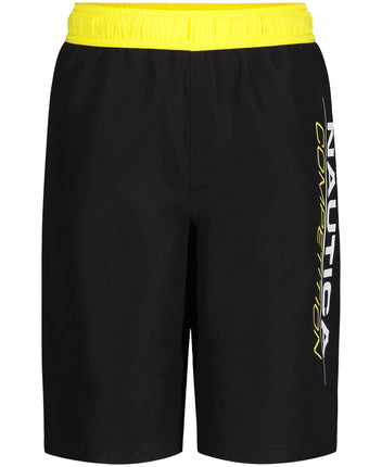 Nautica Boys' Swim Trunk with UPF 50+ Sun Protecti