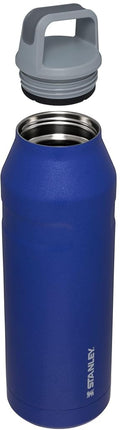 Stanley IceFlow Cap and Carry Water Bottle - Lightweight, Leakproof, and Insulated for Maximum Cold Retention - Sustainable 90% Recycled Stainless Steel, Lapis Glimmer, 50oz