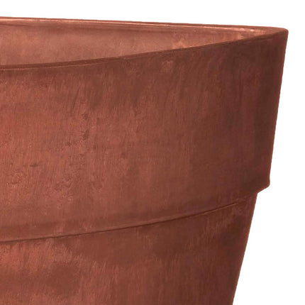 Arcadia Garden Products PSW HA45TC Traditional Corner Pot, 13.5 by 17.5", Terra Cotta