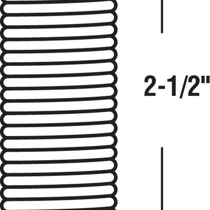 PRIME-LINE SP 9610 Spring, Extension, 5/8-Inch by 2-1/2-Inch.072 Diameter, Nickel, 2.5" (Pack of 2)