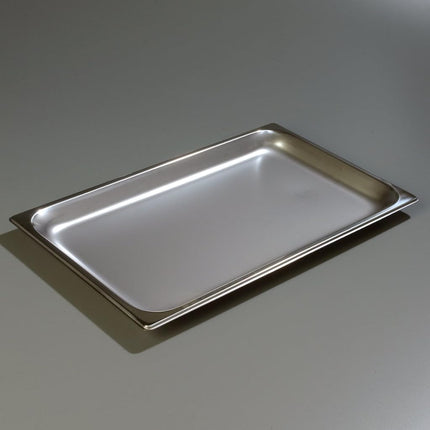 Carlisle FoodService Products Durapan Stainless Steel Pan Full Size, Hotel Pan for Catering, Buffets, Restaurants, Stainless Steel, 1 Inches Deep, Silver, (Pack of 6)