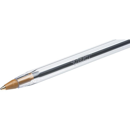 Bic Cristal Original Ballpoint Pens Medium Point 1.0mm Blue Pack Of 10
