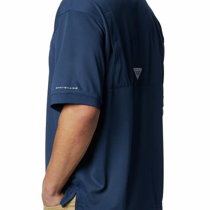Columbia Men's Perfect Cast Polo Shirt, Collegiate Navy, XX-Small