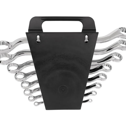 TEKTON 45-Degree Offset Box End Wrench Set with Holder, 8-Piece (1/4-1-1/4 in.) | WBE23408