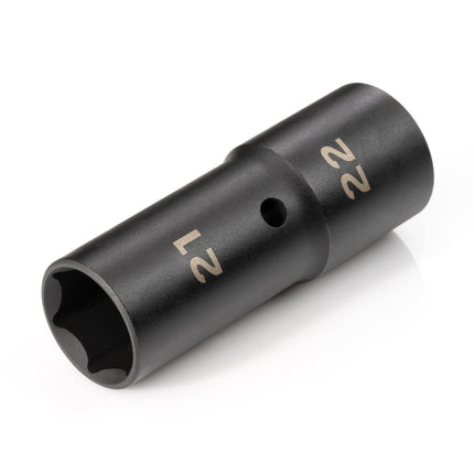 TEKTON 1/2 Inch Drive 21 x 22 mm Thin Wall Impact 