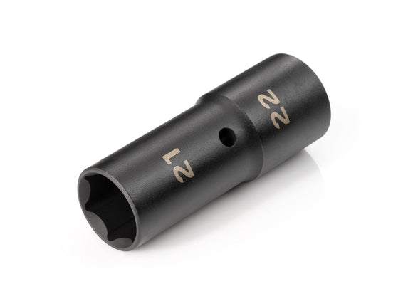 TEKTON 1/2 Inch Drive 21 x 22 mm Thin Wall Impact 