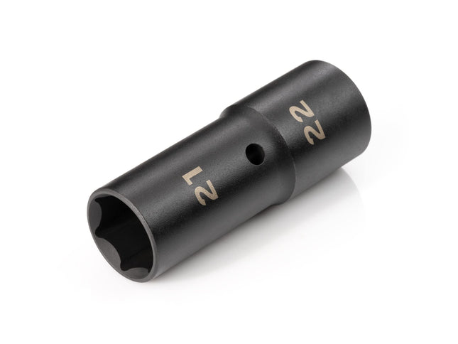 TEKTON 1/2 Inch Drive 21 x 22 mm Thin Wall Impact 