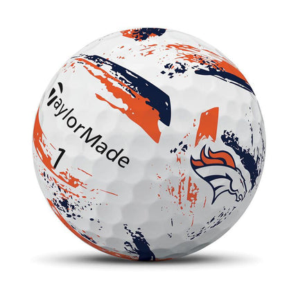 TaylorMade Golf Speed Soft Ink NFL Denver Broncos Dozen