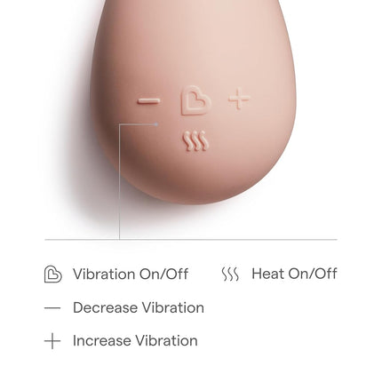 Munchkin� Milkmakers� Warm Touch Breastfeeding Lactation Massager with Heat and Vibration, Award Winning, Dusty Rose