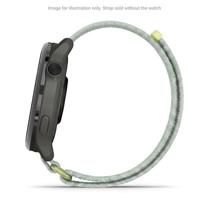 Garmin 20mm Quick Release ComfortFit fabric bands, Original accessory, Compatible with a range of Garmin smartwatches, Citron/Cloud Blue