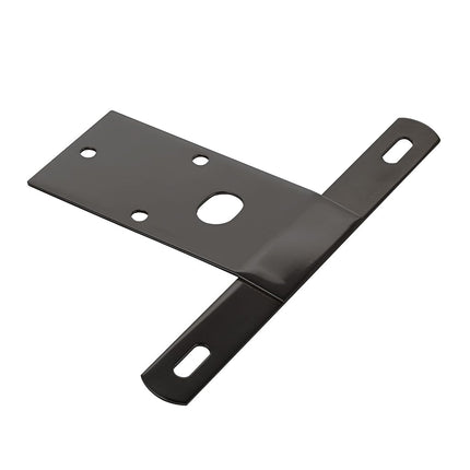 Omix-Ada | 11136.03 | Black License Plate Frame Bracket | OE Reference: 5764216BL | Fits 1976-1986 Jeep CJ5 CJ7 CJ8