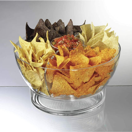 Prodyne Cold Ice Acrylic Bowl, 6.5 Qt, Off-White