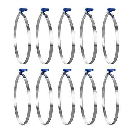 POWERTEC 70250-P2 6 Inch Key Hose Clamp, Thumb Scr