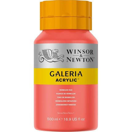 Winsor & Newton, Galeria Acrylic, Vermilion Hue, 500ml