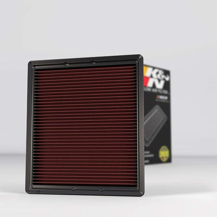 K&N Engine Air Filter: High Performance, Premium, Washable, Panel Filter: 2013-2019 (Impala, Regal), 33-2497