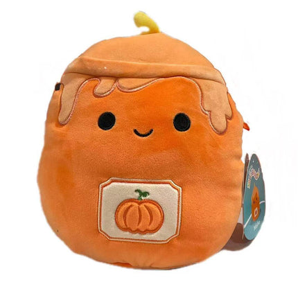 Squishmallows Original Misha La Vela Calabaza de 8 Pulgadas - Peluche Oficial de Jazwares - Juguete de Peluche Coleccionable Suave y Blandito - Regalo para Niños y Niñas
