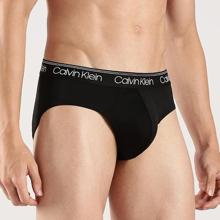 Calvin Klein Men 3 Pack Micro Stretch Wicking Hip Brief NB2568 - - Medium