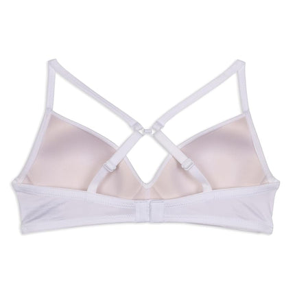 Maidenform Girl Big Girls' Slim Softi Cup Bra, White, 34A