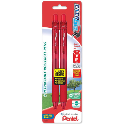 Pentel EnerGel-X Retractable Liquid Gel Pen 0.5mm,