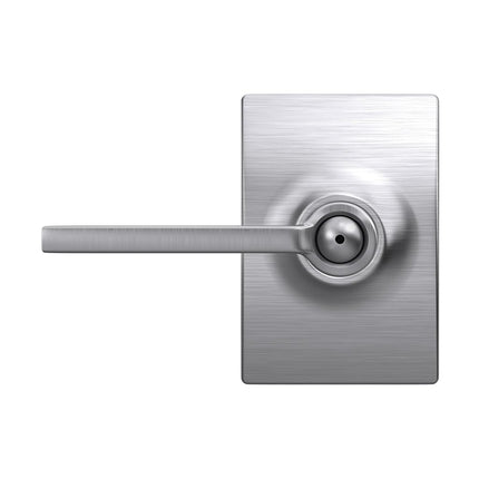 Schlage F40 LAT 626 CEN Century Collection Latitude Privacy Lever, Satin Chrome