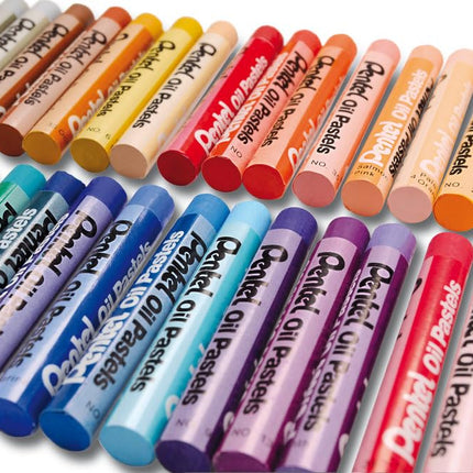 Pentel PHN4-50 Oil Pastels - Pack of 50