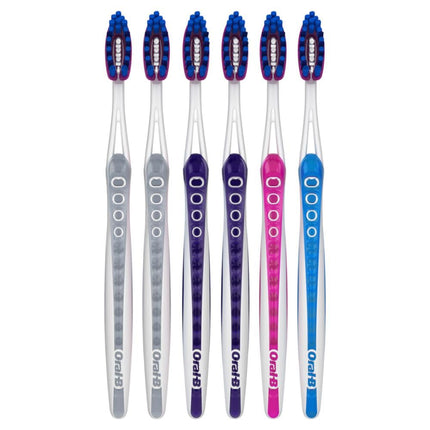 Oral-B 3D White Pro-Flex Toothbrushes, Soft, 6 Count