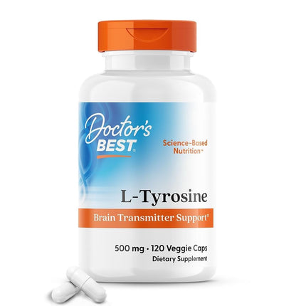 Doctor's Best L-Tyrosine, Non-GMO, Gluten Free, 12