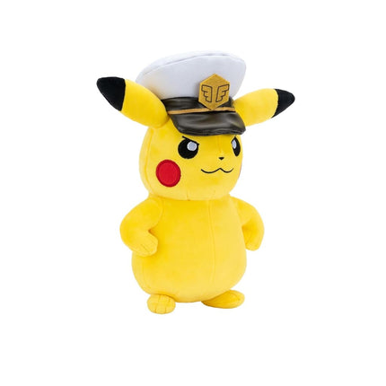 Pokémon Captain Pikachu Plush - 8-Inch Soft Plush with Captain's Hat