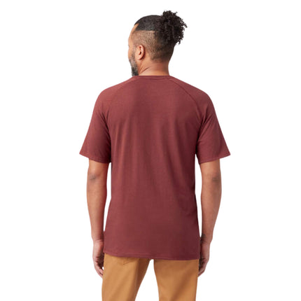Dickies Men's Cooling Short Sleeve Pocket T-Shirt, Cane Red, Small