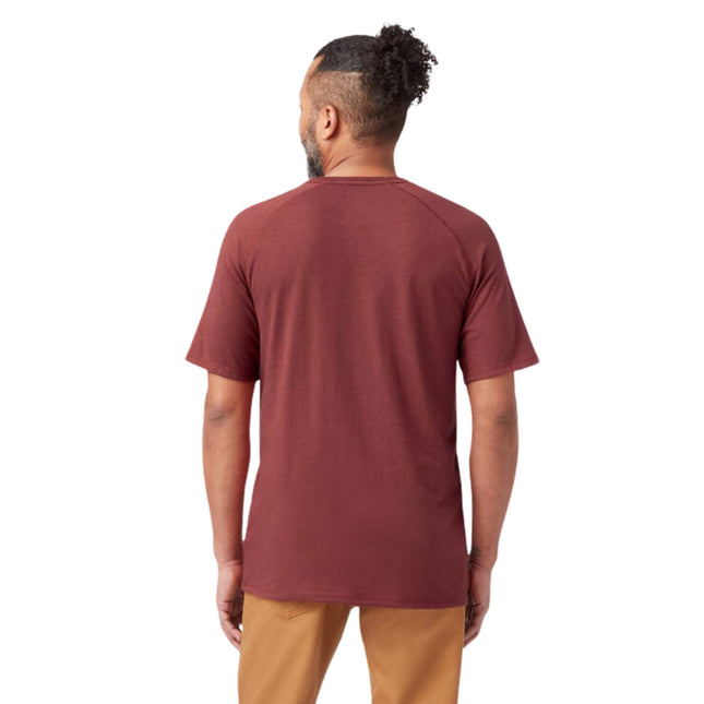 Dickies Camiseta de manga corta con bolsillo, de hombre, Cane Red, Pequeña