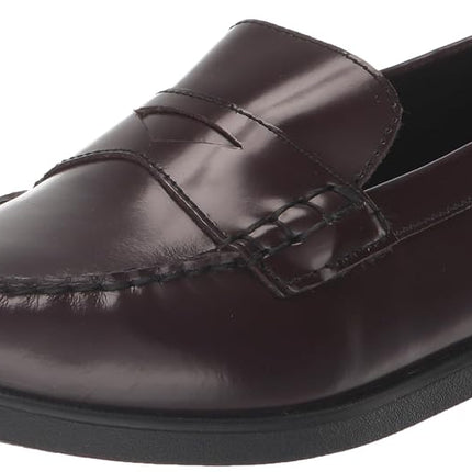Florsheim Kids Boys' Croquet Penny, Burgundy, 7 M US Big Kid