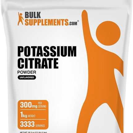 BulkSupplements.com Potassium Citrate Powder - Pot