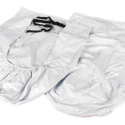 Camco 45321 Vinyl Wheel & Tire Protector, 2 Pack (24 inches-26 inches, White)